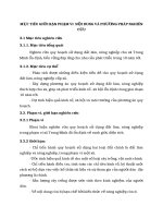 MỤC TIÊU GIỚI HẠN PHẠM VI  NỘI DUNG VÀ PHƯƠNG PHÁP NGHIÊN CỨU