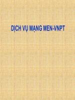 DỊCH VỤ MẠNG MEN-VNPT