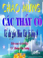 Bài day thao giảng: Lực đẩy Ác-si-met