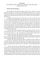 Nội dung phát động thi đua năm học 2010-2011