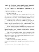 NHỮNG VẤN ĐỀ CHUNG VỀ KẾ TOÁN CHI PHÍ SẢN XUẤT VÀ TÍNH GIÁ THÀNH SẢN XUẤT CỦA SẢN PHẨM CÔNG NGHIỆP