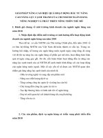 GIẢI PHÁP NÂNG CAO HIỆU QUẢ HOẠT ĐỘNG ĐẦU TƯ NÂNG CAO NĂNG LỰC CẠNH TRANH CỦA CHI NHÁNH NGÂN HÀNG NÔNG NGHIỆP VÀ PHÁT TRIỂN NÔNG THÔN THỦ ĐÔ