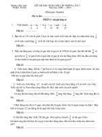 Đề thi HSG toán 5 lan 2
