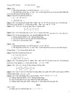 bo de thi thu hk1-lop10-2010-2011