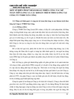 MỘT SỐ BIỆN PHÁP NHẰM HOÀN THIỆN CÔNG TÁC KẾ TOÁN TIỀN LƯƠNG VÀ CÁC KHOẢN TRÍCH THEO LƯƠNG TẠI CÔNG TY TNHH TẤN CƯỜNG