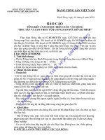 BÁO CÁO TỔNG KẾT THỰC HIỆN 4 NĂM