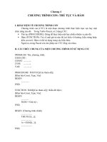 Chương 4 Chương trình con_ thủ tục và hàm