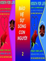 Hãy bảo vệ sự sống .