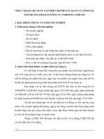 THỰC TRẠNG KẾ TOÁN TẬP HỢP CHI PHÍ SẢN XUẤT VÀ TÍNH GIÁ THÀNH SẢN PHẨM Ở CÔNG TY TNHHTM LATHUSO