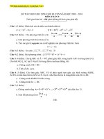 Đề đáp ánthi hsg toán 9 hay