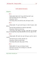 Chữa bệnh nội khoa