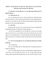 NHỮNG VẤN ĐỀ CHUNG VỀ CHO VAY TIÊU DÙNG CỦA NGÂN HÀNG THƯƠNG MẠI CỔ PHẦN KỸ THƯƠNG