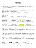 Chuyên đề 3: Bài tập trắc nghiệm về con lắc đơn