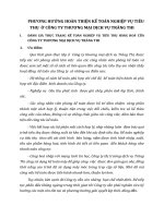 PHƯƠNG HƯỚNG HOÀN THIỆN KẾ TOÁN NGHIỆP VỤ TIÊU THỤ  Ở CÔNG TY THƯƠNG MẠI DỊCH VỤ TRÀNG THI