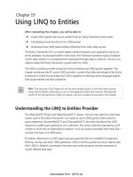 Using LINQ to Entities