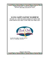 SKKN: Trò chơi trong dạy học