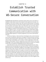 Establish Trusted Communication with WS-Secure Conversation