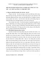 MỘT SỐ GIẢI PHÁP NHẰM NÂNG CAO HIỆU QUẢ CÔNG TÁC VĂN THƯ – LƯU TRỮ TẠI CÔNG TY TNHH PHÚC TIẾN