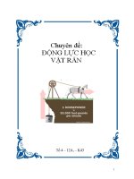 đại cương  động lực học vật rắn