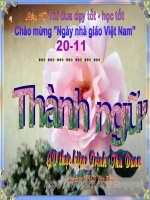 Tiết 48: Thành Ngữ