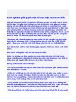 Kinh nghiệm chỉnh sửa máy chiếu