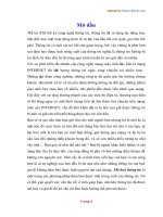 Tài liệu liên quan kỹ thuật mã hóa - Mở đầu