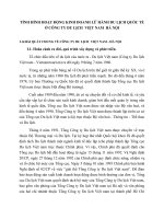 TÌNH HÌNH HOẠT ĐỘNG KINH DOANH LỮ HÀNH DU LỊCH QUỐC TẾ Ở CÔNG TY DU LỊCH  VIỆT NAM  HÀ NỘI