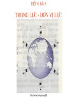 Tiết 8  Bai 8 - Trong luc_ don vi luc.ppt