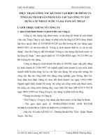 THỰC TRẠNG CÔNG TÁC KẾ TOÁN TẬP HỢP CHI PHÍ SX VÀ TÍNH GIÁ THÀNH SẢN PHẨM XÂY LẮP TẠI CÔNG TY XÂY DỰNG CẤP THOÁT NƯỚC VÀ HẠ TẦNG KỸ THUẬT