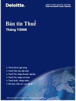 Quy định về thuế