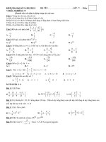 Đề KT ĐS 7 - Chuong I ( Có ĐA-MT )