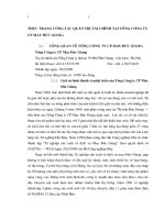 THỰC TRẠNG CÔNG TÁC QUẢN TRỊ TÀI CHÍNH TẠI TỔNG CÔNG TY CP MAY ĐỨC GIANG