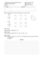 kiểm tra hình học 9