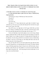 THỰC TRẠNG CÔNG TÁC HẠCH TOÁN TIỀN LƯƠNG VÀ CÁC KHOẢN TRÍCH THEO LƯƠNG TẠI CÔNG TY TNHH DỆT MAY THÁI SƠN HÀ NỘI