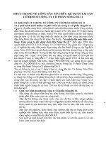 THỰC TRẠNG VỀ CÔNG TÁC TỔ CHỨC KẾ TOÁN TÀI SẢN CỐ ĐỊNH Ở CÔNG TY CỔ PHẦN SÔNG ĐÀ 11