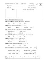 Bai kiem tra Giai Tich 12 chuong 2