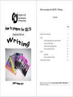 How to prepare for IELTS–Writing