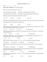 đề kiểm tra 45''''chương 1 vật lý9