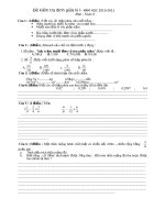 De kiem tra dinh giua ki I