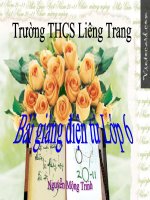 Tiết 15 Lớp 6