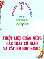 tiết 17: Sự biến đổi chất