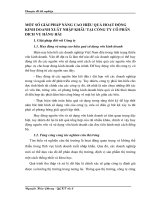 MỘT SỐ GIẢI PHÁP NÂNG CAO HIỆU QUẢ HOẠT ĐỘNG KINH DOANH XUẤT NHẬP KHẨU TẠI CÔNG TY CỔ PHẦN DỊCH VỤ HÀNG HẢI