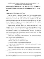 MỘT SỐ BIỆN PHÁP NÂNG CAO HIỆU QUẢ SẢN XUẤT KINH DOANH TẠI CÔNG TY CP KINH DOANH HÀNG XUẤT KHẨU HP