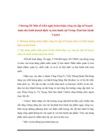 Chương III Một số kiến nghị hoàn thiện công tác lập kế hoạch năm cho kinh doanh dịch vụ bảo hành tại Trung Tâm bảo hành Viettel - Copy