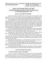 BÁO CÁO THÀNH TÍCH 10 NĂM PCGDTH -Đ ĐT 2000- 2010