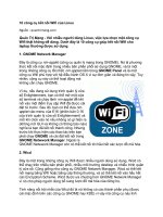 10 công cụ kết nối Wifi của Linux