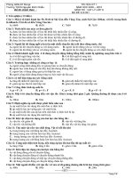 kiem tra ly 8 năm học 2010-2011
