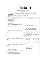toán lớp 3 tuần 1