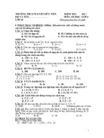 Kt Số học 6 tiết 39(2đề)