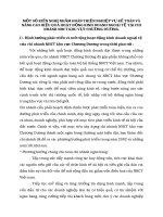 MỘT SỐ KIẾN NGHỊ NHẰM HOÀN THIỆN NGHIỆP VỤ KẾ TOÁN VÀ NÂNG CAO HIỆU QUẢ HOẠT ĐỘNG KINH DOANH NGOẠI TỆ TẠI CHI NHÁNH NHCT KHU VỰC CHƯƠNG DƯƠNG